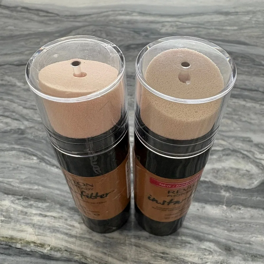 Revlon PhotoReady Insta-Filter Foundation 400 Caramel Lot of 2 0.91oz New Sealed